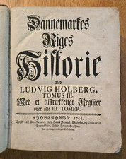 Dannemarks Riges Historie, Tomus III by Ludvig Holberg, 1754, History of Denmark picture