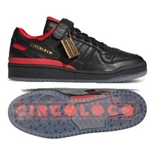 Adidas Originals Forum Low x Circoloco Core Black/Vivid Red HQ3618 Men's Shoes picture