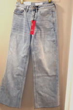 NEW MOCO TUMMY CONTROL WIDE LEG  CROP JEANS  SIZE 7 /28  NEW WITH TAGS picture