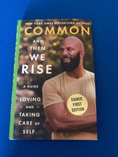 AND THEN WE RISE - COMMON - HC/DJ - 2024 - SIGNED picture