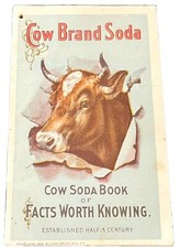 Vintage 1899 Cow Brand Soda Book of Facts Worth Knowing Dwight’s Soda Saleratus picture