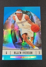 2006-07 Topps Finest - Allen Iverson #38 Blue Refractor /299 picture