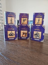Vintage Hallmark Keepsake Harry Potter Pewter Ornament Lot Set Of 6 Boxed picture