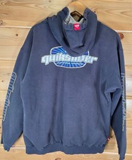 Vintage Y2K Quicksilver Hoodie Men Large Fade Grunge Distress picture
