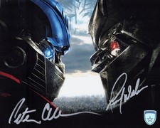 Signed Transformers Welker Cullen Optimus Prime Megatron 8x10 w Official Pix COA picture