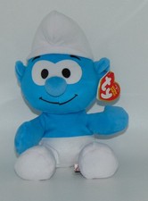 NEW TY Beanie Babies  SMURF - The Smurfs 6