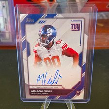 Topps 2024 Resurgence Rookie Signatures Malik Nabers NY Giants RC Auto picture