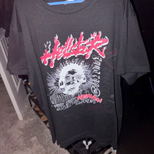 Hellstar Men’s S Black Skull Graphic Crew Neck Short Sleeve T-Shirt picture