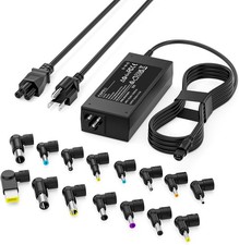 90W Universal AC Adapter for Most Laptops - Multi-Tip Power Charger w/ 15 Tips picture