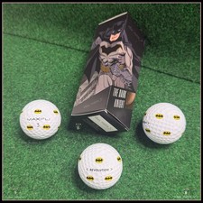 DC x Maxfli BATMAN Revolution Golf Balls - NEW Sleeve - 3 LIMITED EDITION BALLS picture