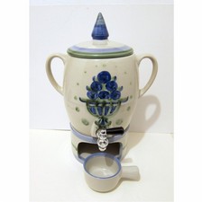 M.A. Hadley Drink Dispenser Warmer - Rare Discontinued - Blueberry Design picture