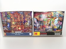 2000 Pc Puzzle Lot 2 Old Storage Room Little Italian Curiosity Shop Ceaco Kodak picture
