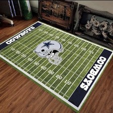 Dallas Cowboys Football Field Runner Mat Carpet - 63