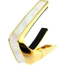 Thalia Exotic Series Gold Guitar Capo Mother of Pearl picture