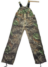 Vintage Liberty Bib Overalls Mens 42 Regular Hunting Camo Timber Camouflage Brwn picture