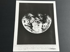 1969 NASA AP Wire Photo Earth Image from Apollo 11 Press Photo picture