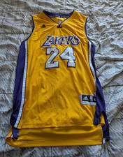 Adidas Kobe Bryant #24 Los Angeles Lakers NBA Swingman Jersey XL Yellow picture