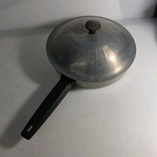 Vintage Miracle Maid Skillet Frying Pan with Domed Lid 9.5