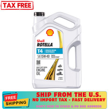 Shell Rotella T4 Triple Protection 15W-40 Diesel Engine Oil, 1 Gallon picture