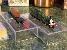 Bachmann Emily N Gauge Steam Locomotive 58795 & Depressed Flat Wagon W/ Boiler picture