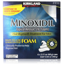 Kirkland Signature Minoxidil 5% Foam Men Hair Regrowth 6 Month Supply, exp 2027 picture