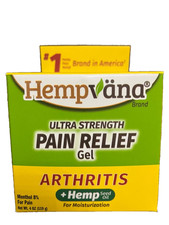 Hempvana Ultra Strength Pain Relief Gel Arthritis + Hemp Seed Oil 4 OZ picture