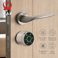 Tuya APP Fingerprint Cylinder Smart Door Lock Electronic Digital Password Code L picture