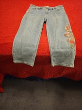 Women's croft & barrow stretch size 6 premium denim picture