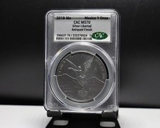 2018 MO Mexico 1 Onza 1 Oz Libertad CAC MS70 Antiqued picture