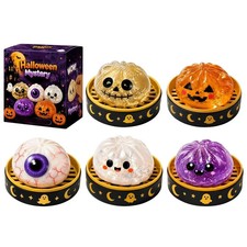 Fun Halloween Ghost Dumpling Squishy Slow Rising Stress Toy TL picture