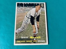 1957 Topps - Dixie Howell #221 Autograph Signed Deceased 1960 picture