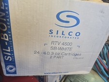 Case of 24 Silicone RTV 4500 High Strength Food Contact Safe Sealant White  picture