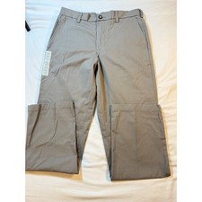 Croft & Barrow Mens Easy Care Khaki Classic Fit Pants 32x32 NEW picture