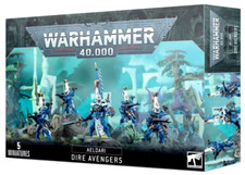 Dire Avengers 5 Eldar Aeldari NO BOX Combat Patrol Aspect Warriors Warhammer 40k picture