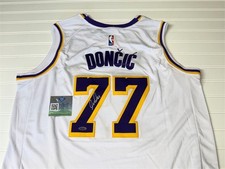 Luka Doncic Autographed Signed Los Angeles Lakers Jersey with COA picture