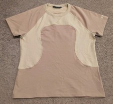 Lululemon SLNSH Collection French Terry T-Shirt Oak/Mojave Tan Men's Medium picture