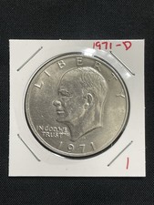 1971-D Eisenhower Dollar Friendly Eagle FS-901 Circulated $1 Coin KM# 203 | (1) picture