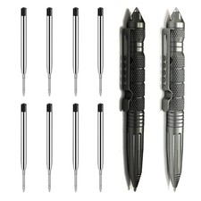 Origin-Joy 2 Pack Tungsten Steel Military Tactical Pen Set, Gray picture