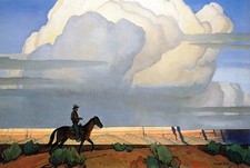 Maynard Dixon Desert Journey 1935 VINTAGE art print antique painting picture