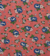 1920-1940s feedsack fabric piece 8.5x10