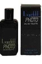 2 Photo Karl Lagerfeld for Men Eau de Toilette 0.17 oz MINI 1.5 Inch Made in USA picture