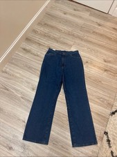 L.L. Bean Dark Blue Boot cut  jeans Women's size 16  NWT VINTAGE STYLE picture