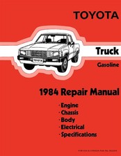 1984 Toyota Pickup Factory Shop Service Manual picture