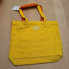ESPRIT Vintage Throw-back 90's Yellow Orange Canvas Tote NWT Authentic picture