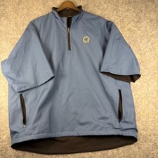 Zero Restriction Mens Waterproof Reversible Golf Rain Jacket Blue Black XXL WCC picture
