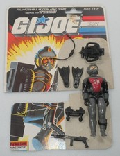 100% Complete 1985 EELS v1 Cobra Frogman Figure Vintage G.I. GI Joe 3.75 ARAH picture