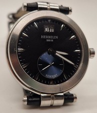 Vintage Michel Herbelin Paris Watch Newport Yacht Club Date Small Second Watch picture