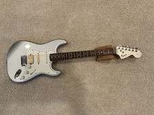 2006 Squier Affinity Stratocaster Silver Electric Guitar W/Matching Headstock  picture