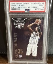 2014-15  Totally Certified Kevin Durant #96 Platinum Purple White Jersey /49 picture