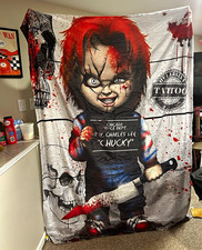 Chucky Horror 60x80 Microfleece Blanket- BRAND NEW picture